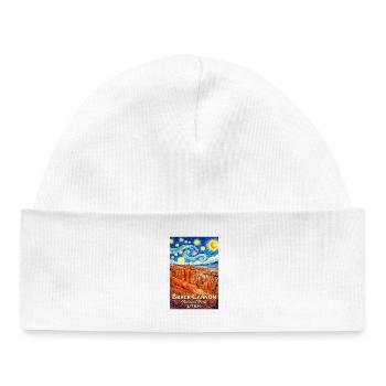 Parc national de Bryce Canyon, Nuit étoilée de l’Utah - Bonnet bébé bio - blanc - Devant
