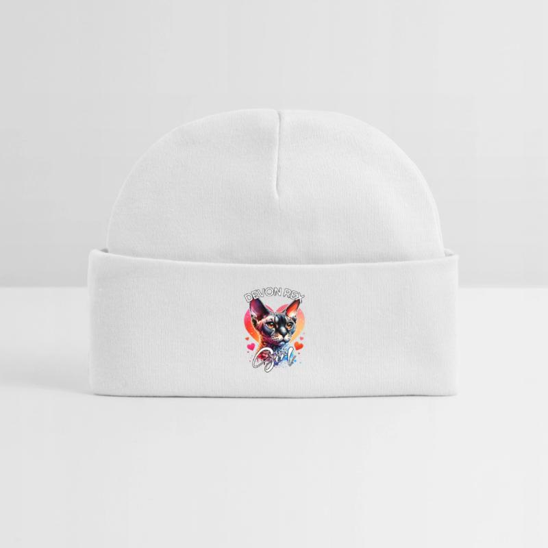 Devon Rex Mädchen Devon Rex Baby Organic Mütze