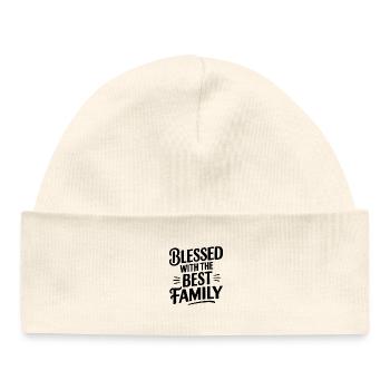 The Best Family - Baby Organic Beanie - white - Front