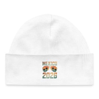Mexiko 2026 - Baby Organic Mütze - Weiß - Vorne