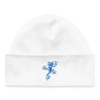 Laubfrosch - Baby Organic Mütze - Weiß - Vorne