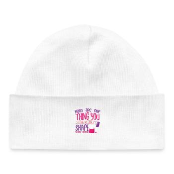 Nail Designer Nail Designer Cosmetics Nail Salon - Baby Organic Beanie - white - Front