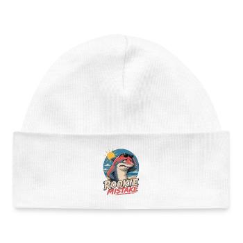 Rookie Mistake - Beach Shark - Baby Organic Beanie - white - Front