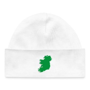 Map of Ireland - Baby Organic Beanie - white - Front