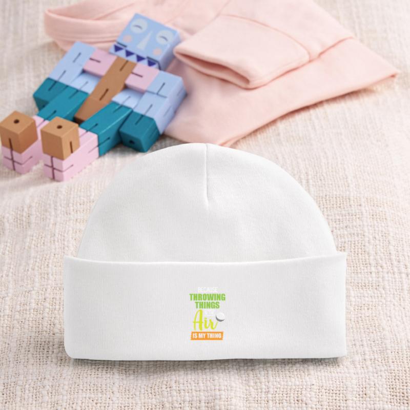 discus throw discus throw discus thrower Baby Organic Beanie