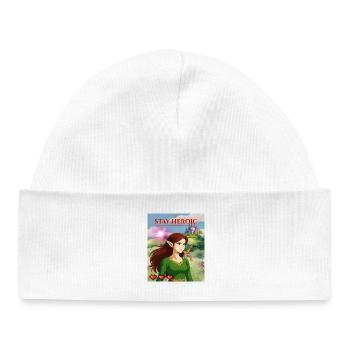 Stay Heroic - Baby Organic Beanie - white - Front