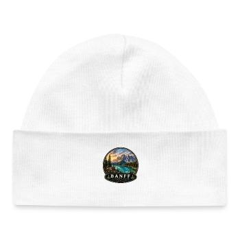 Banff National Park Vacation Camping Hiking Nature - Baby Organic Beanie - white - Front
