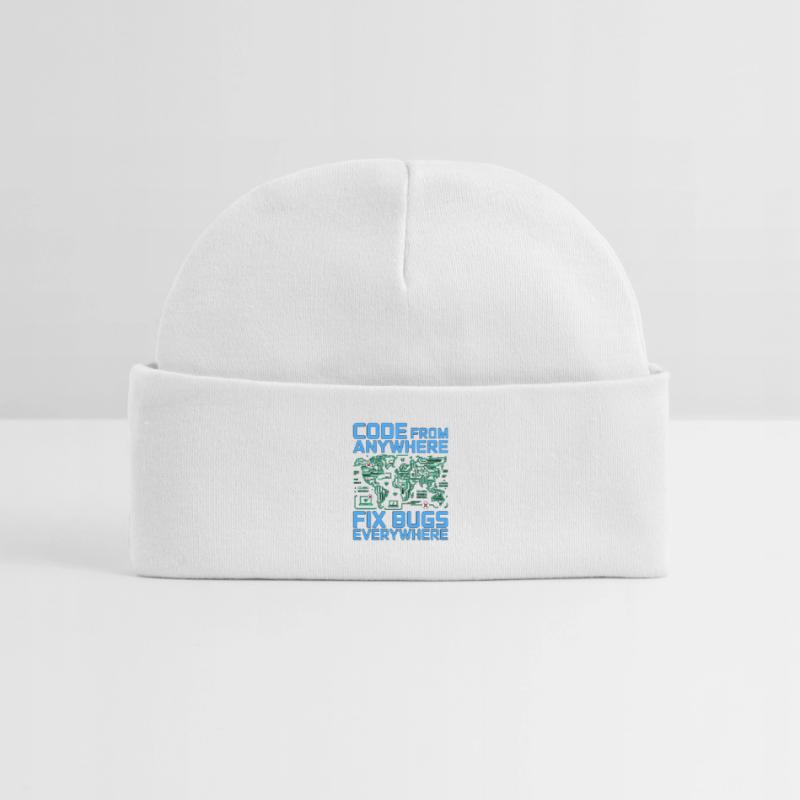 Remote Developer Code From Anywhere Remote Tech Baby Organic Beanie