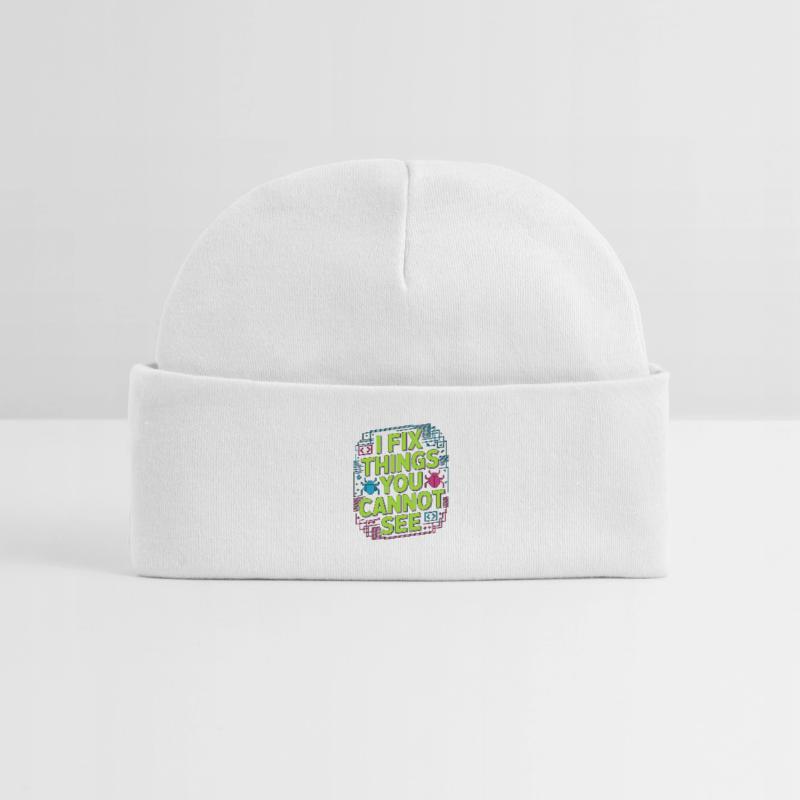 Game Developer I Fix Things Software Developer Baby Organic Mütze