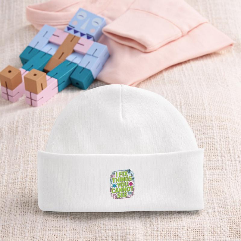 Game Developer I Fix Things Software Developer Baby Organic Mütze