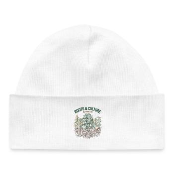 Roots And Culture - Baby Organic Mütze - Weiß - Vorne