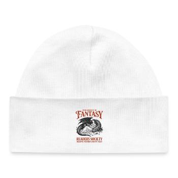Fantasy Readers, Guild, Dragons & Spells Books - Baby Organic Beanie - white - Front