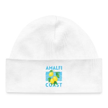 Summer Design Lemons Amalfi Coast Italy - Baby Organic Beanie - white - Front