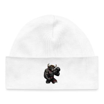 Minotaur Strength Training - Baby Organic Beanie - white - Front