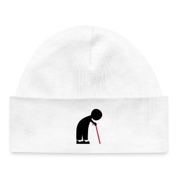 Grandpa - Baby Organic Beanie - white - Front