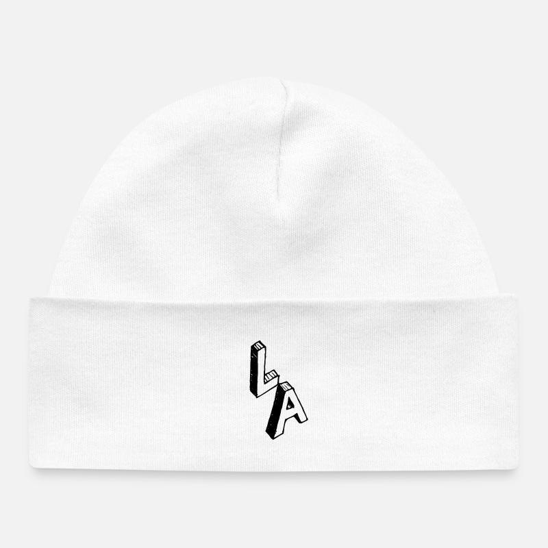 LOS ANGELES - Bonnet bébé bio - blanc
