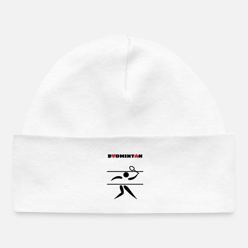 Badminton - Bonnet bébé bio - blanc