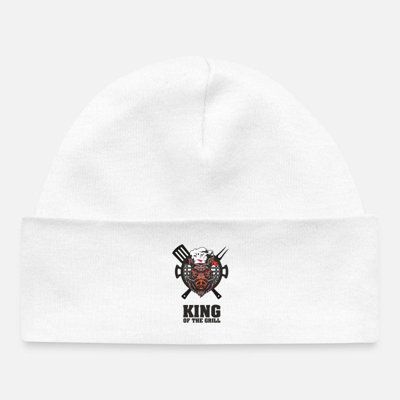 ROI DU GRILL - Bonnet bébé bio - blanc