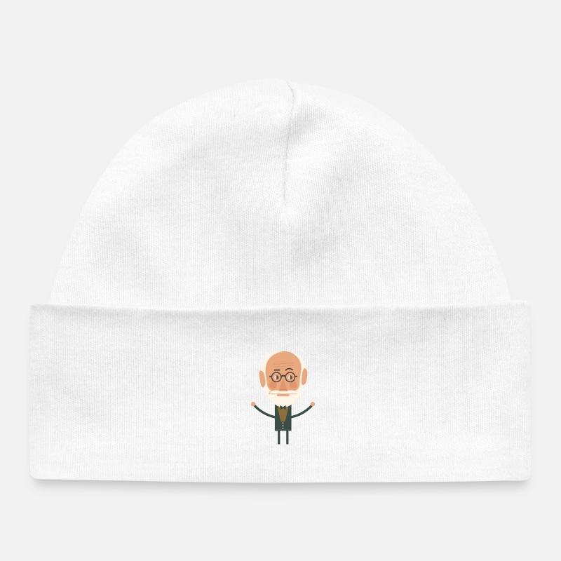 Sigmund Freud - Bonnet bébé bio - blanc