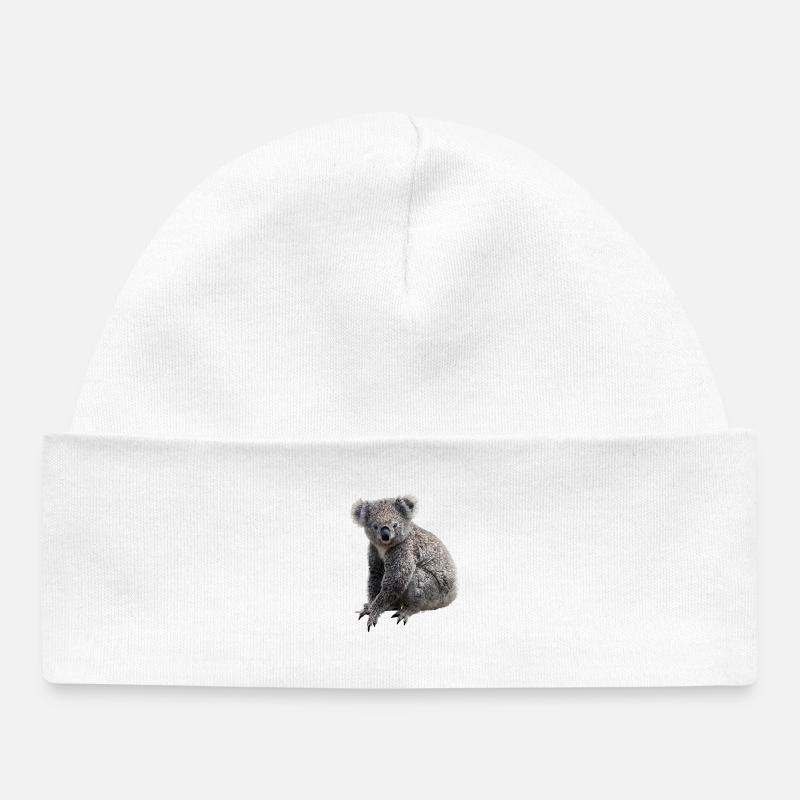Koala - Bonnet bébé bio - blanc