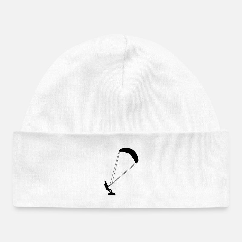 Kitesurf - Kiter - Bonnet bébé bio - blanc