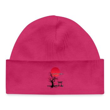 PORTE EXOTIQUE SAKURA TORII - Bonnet bébé bio - blanc - Devant