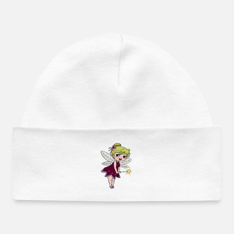 ... Faire un vœu - Bonnet bébé bio - blanc
