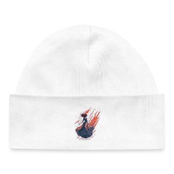 Ghost fau - Baby Organic Beanie - white - Front