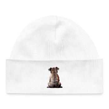 Staffordshire Bull Terrier - Bonnet bébé bio - blanc - Devant