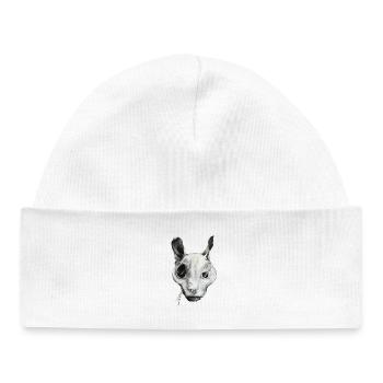 LE CHAT FANTÔME - Bonnet bébé bio - blanc - Devant