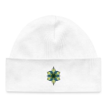 Ornament - Baby Organic Beanie - white - Front