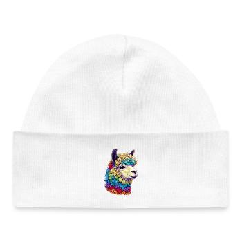 Alpaca - Baby Organic Beanie - white - Front