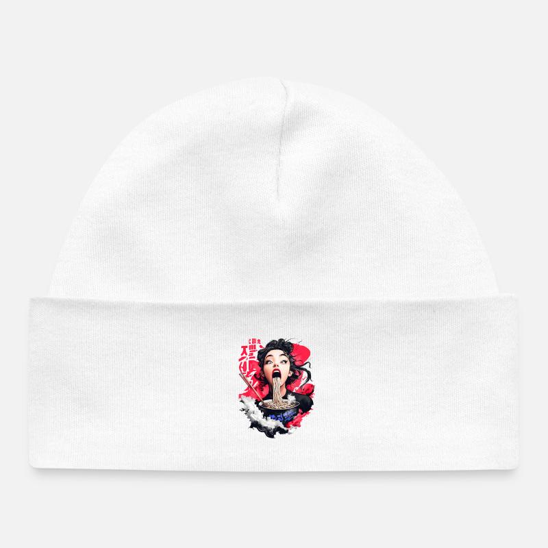 Ramen Like - Bonnet bébé bio - blanc