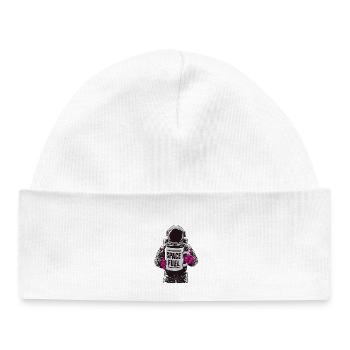 Carburant spatial - Bonnet bébé bio - blanc - Devant