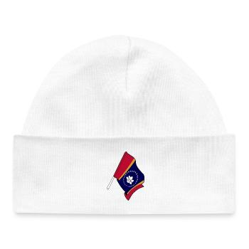 Drapeau du Mississippi - Bonnet bébé bio - blanc - Devant