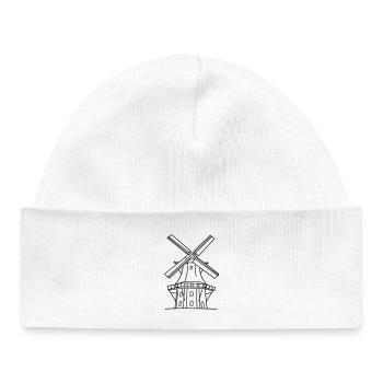 Windmill - Baby Organic Beanie - white - Front