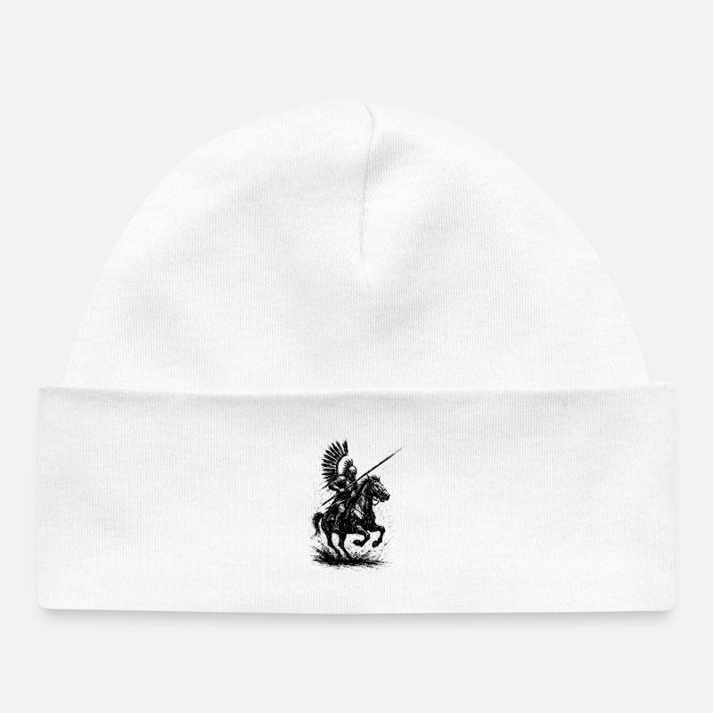 Hussars as Pride - Baby Organic Beanie - white