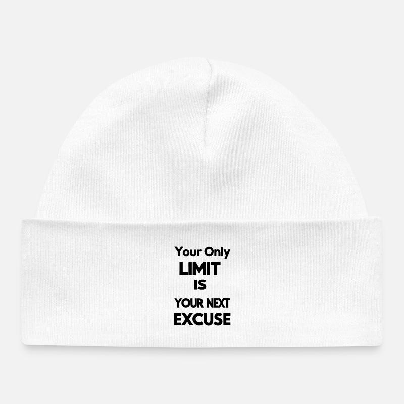 Motif de lune céleste et d’étoiles - Bonnet bébé bio - blanc