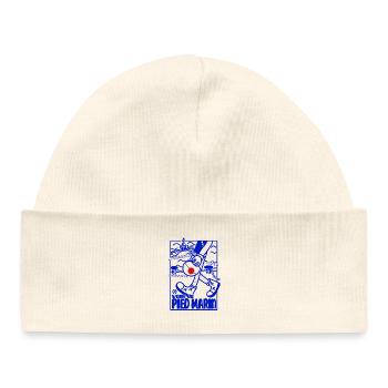 Pied Marin Toulon Bachi - Baby Organic Beanie - white - Front