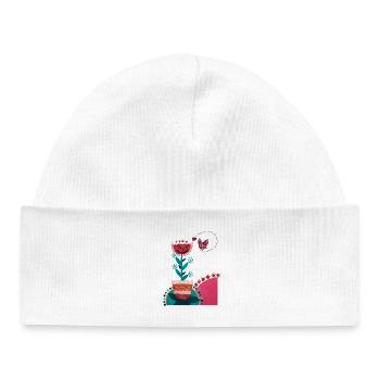 Colourful summer - Baby Organic Beanie - white - Front