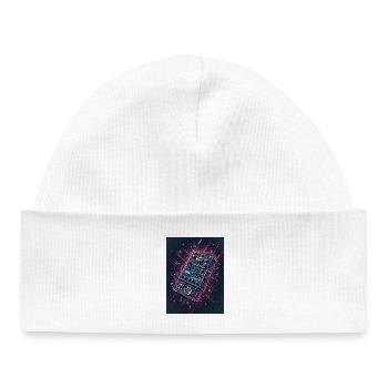 Digital DJ Controller Explosion - Baby Organic Beanie - white - Front