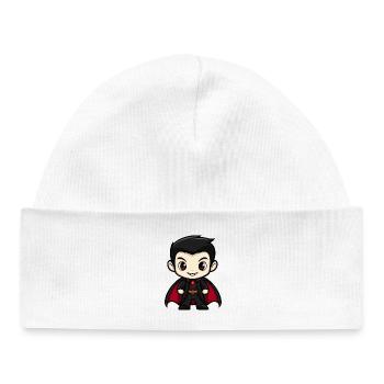 Bande dessinée de vampire - Bonnet bébé bio - blanc - Devant