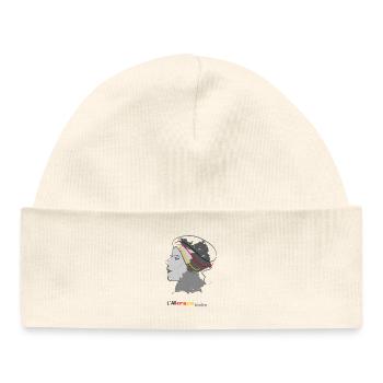 Artistic Germany Contour - Baby Organic Beanie - white - Front