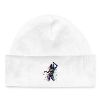 Vibe Motion - Bonnet bébé bio - blanc - Devant