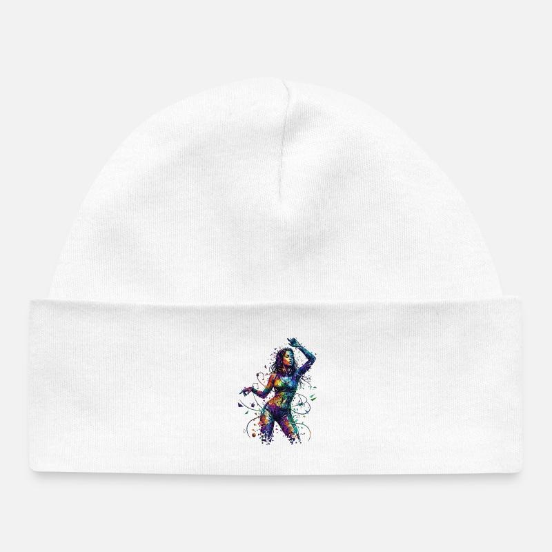 Vibe Motion - Bonnet bébé bio - blanc