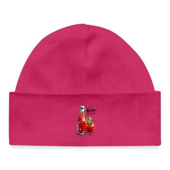 Ketchup - Bonnet bébé bio - blanc - Devant