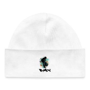 Vélo BMX - Bonnet bébé bio - blanc - Devant