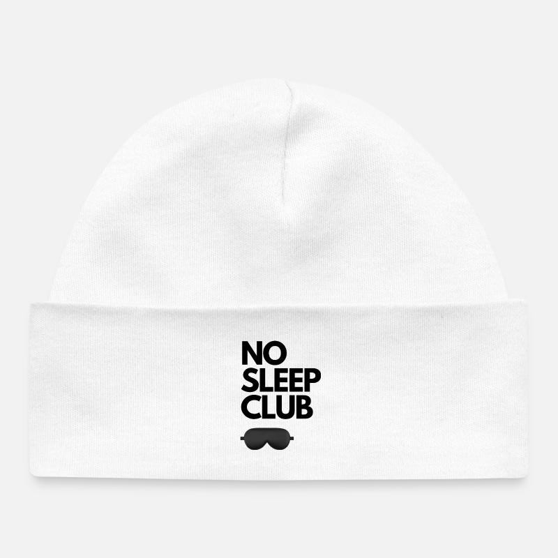 Pas de club de sommeil - Bonnet bébé bio - blanc