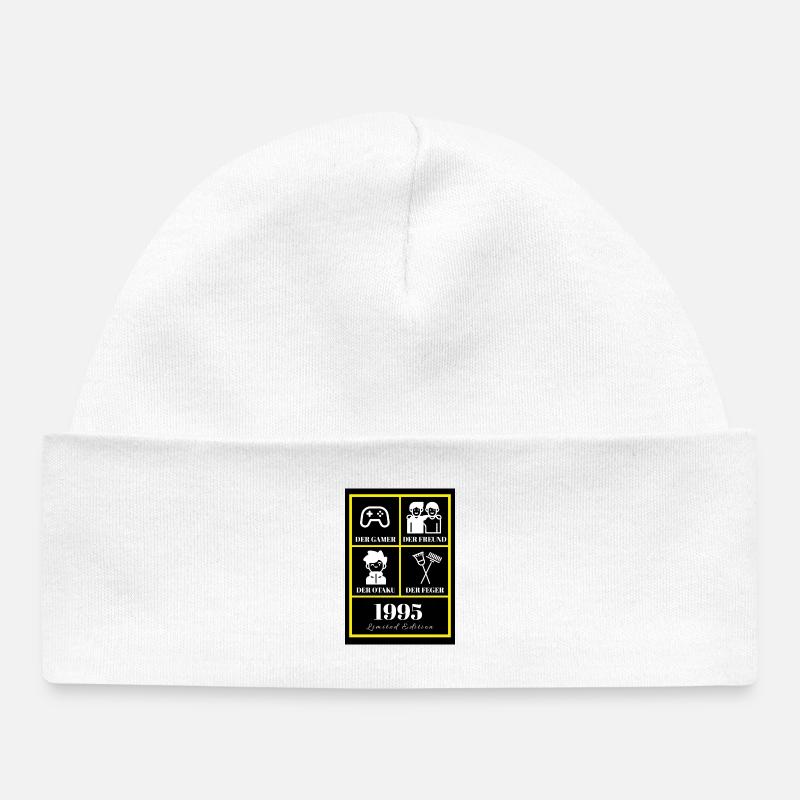 Marvin_T-shirt - Bonnet bébé bio - blanc
