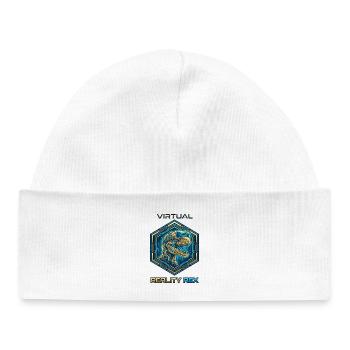 Virtual Reality Rex Dino - Baby Organic Beanie - white - Front